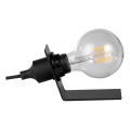 ONLI - Stolna lampa WIRE 1xE27/15W/230V 9 cm crna