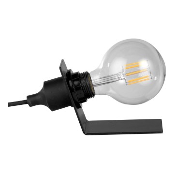ONLI - Stolna lampa WIRE 1xE27/15W/230V 9 cm crna