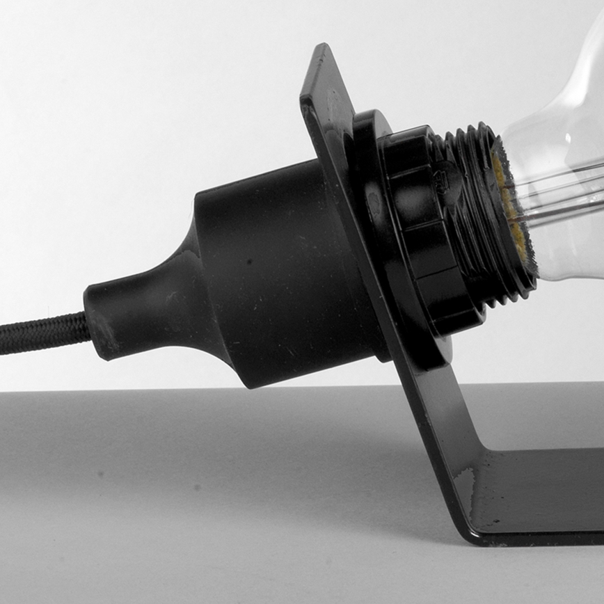ONLI - Stolna lampa WIRE 1xE27/15W/230V 9 cm crna