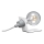 ONLI - Stolna lampa WIRE 1xE27/15W/230V 9 cm siva/bijela