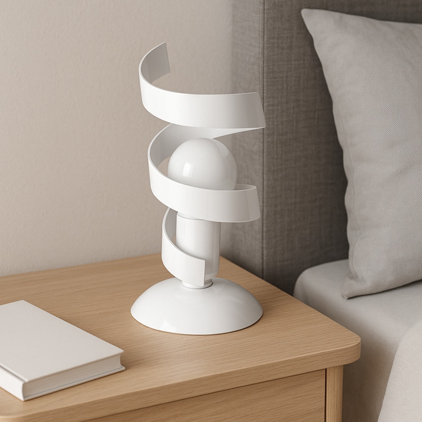 ONLI - Stolna lampa ZOE 1xE14/6W/230V 22 cm bijela