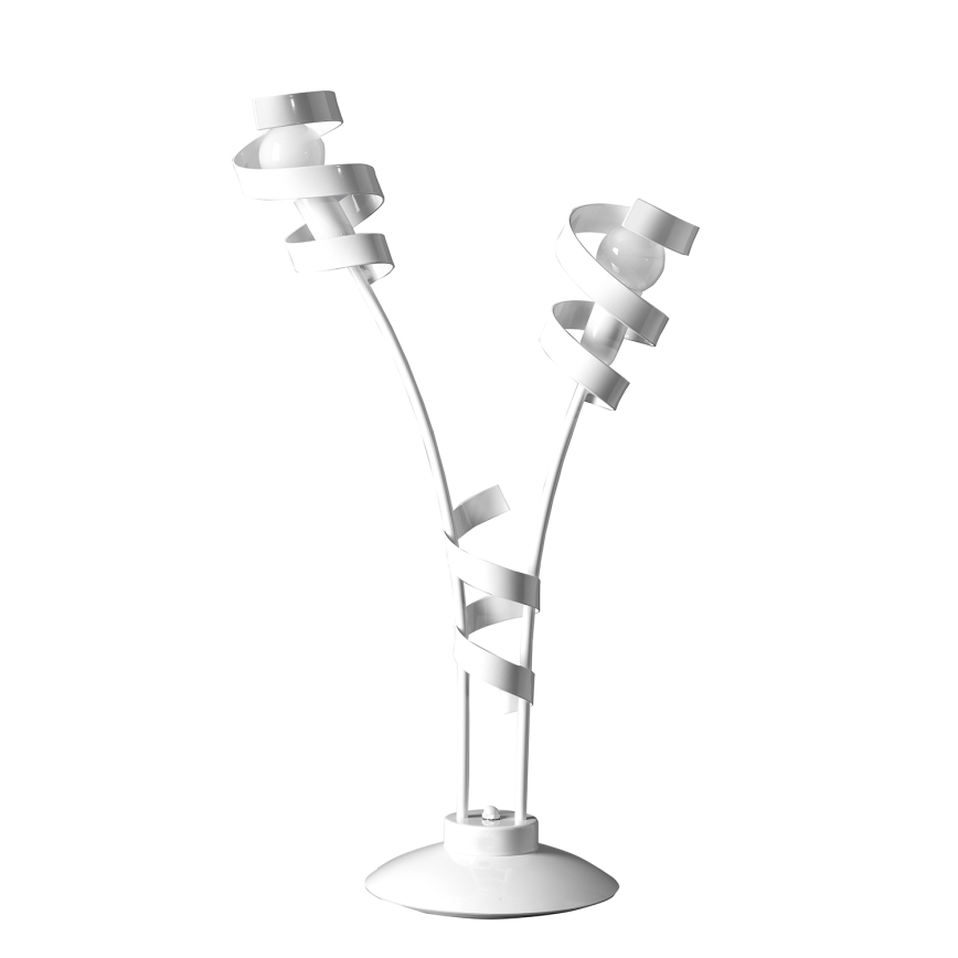 ONLI - Stolna lampa ZOE 2xE14/6W/230V 65 cm bijela