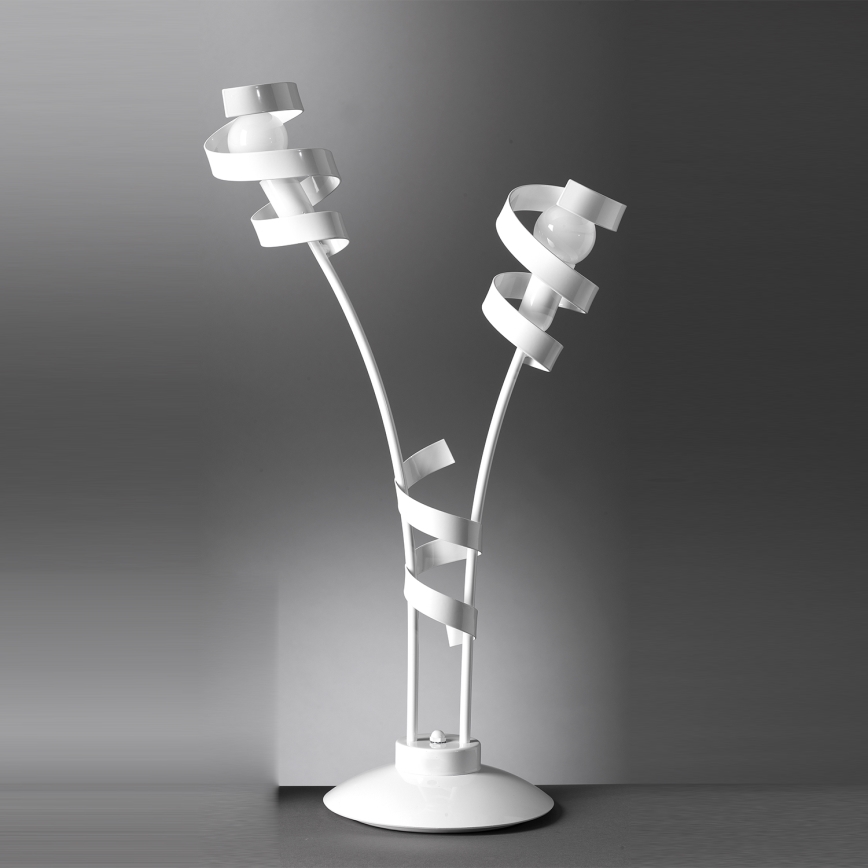ONLI - Stolna lampa ZOE 2xE14/6W/230V 65 cm bijela