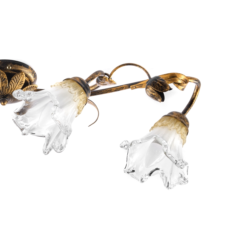 ONLI - Stropna svjetiljka ARIANNA 4xE14/6W/230V brončana