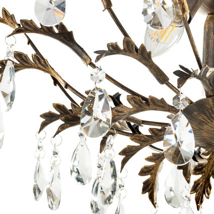 ONLI - Stropna svjetiljka TERESA 3xE14/6W/230V brončana