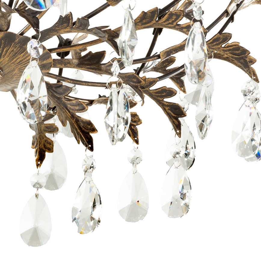 ONLI - Stropna svjetiljka TERESA 5xE14/6W/230V brončana