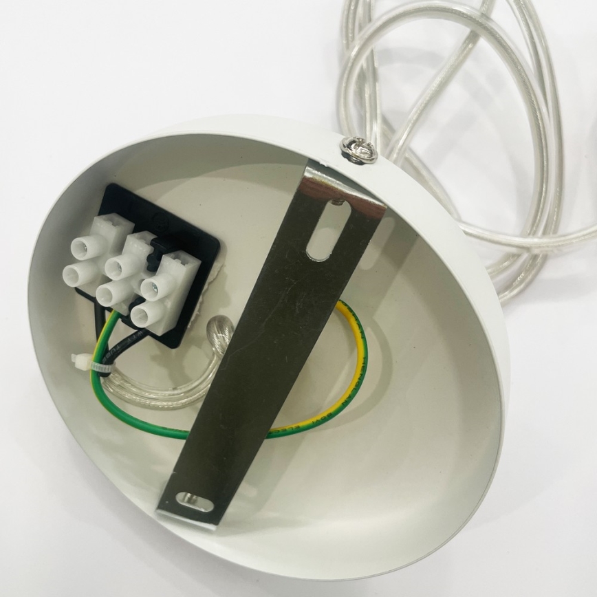 ONLI - Visilica na sajli BOLLICINE 1xE27/15W/230V bijela