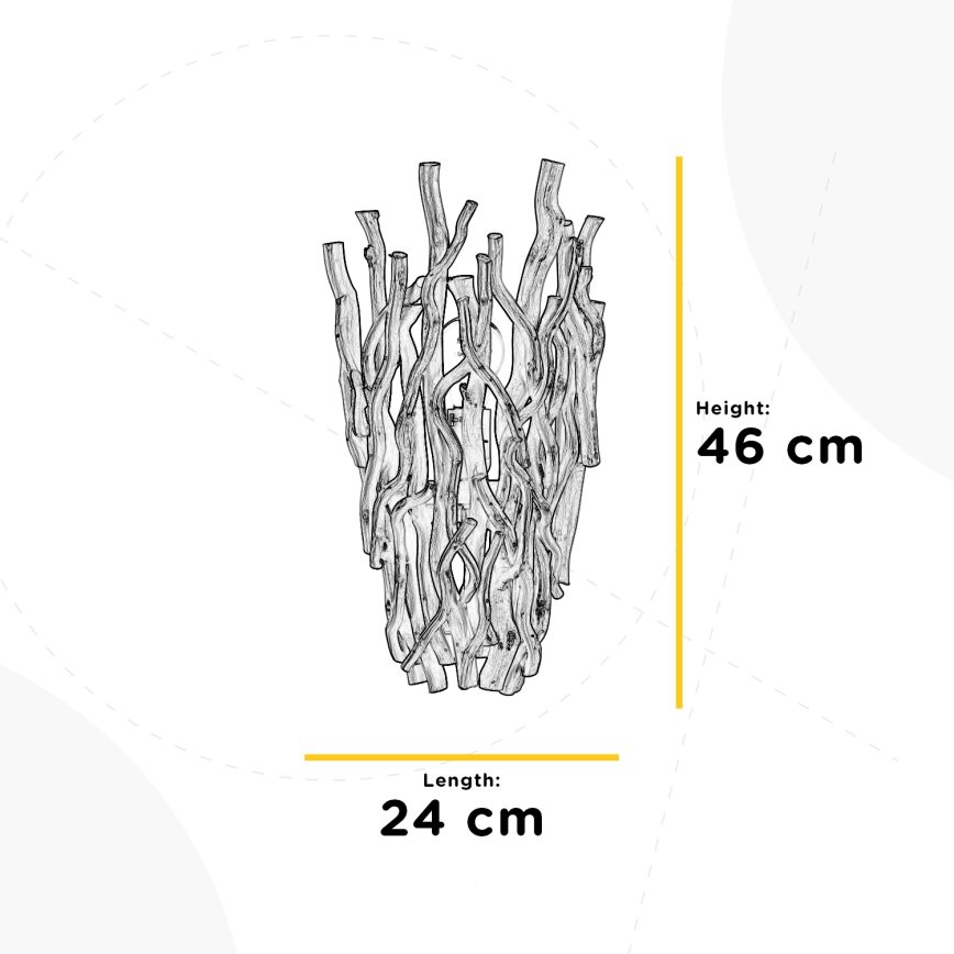 ONLI - Zidna svjetiljka AGAR 1xE27/22W/230V