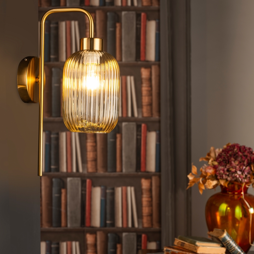 ONLI - Zidna svjetiljka DOROTY 1xE27/15W/230V mesing