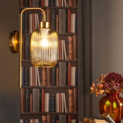 ONLI - Zidna svjetiljka DOROTY 1xE27/15W/230V mesing