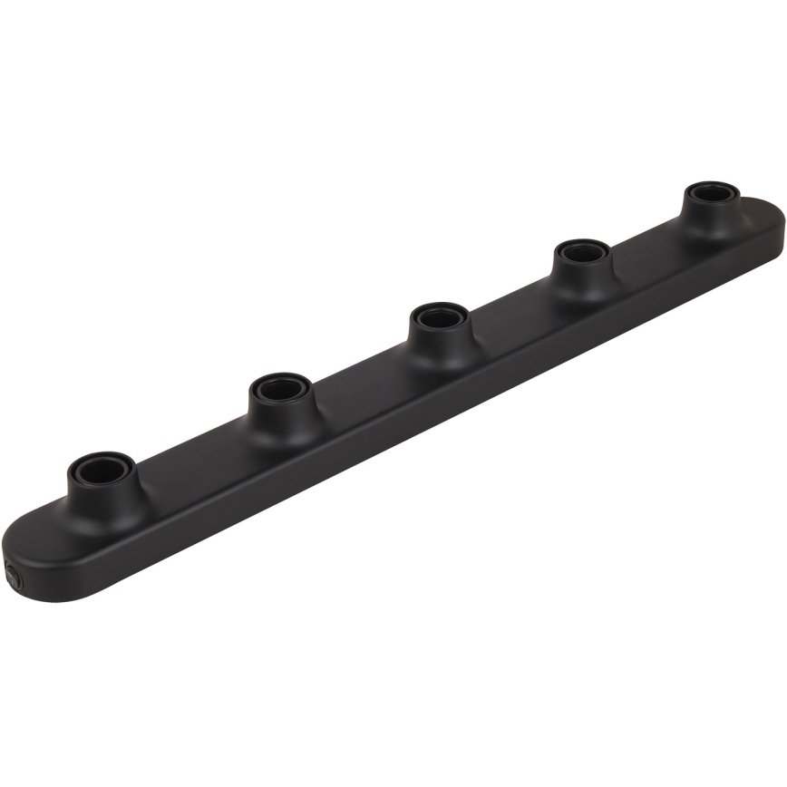ONLI - Zidna svjetiljka HOLLYWOOD 5xE14/6W/230V crna