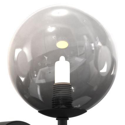 ONLI - Zidna svjetiljka PALOMA 1xG9/10W/230V crna/dimna