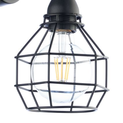 ONLI - Zidna svjetiljka SPIDER 1xE27/15W/230V crna