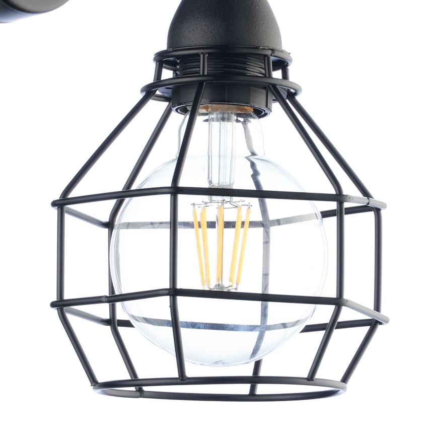 ONLI - Zidna svjetiljka SPIDER 1xE27/15W/230V crna
