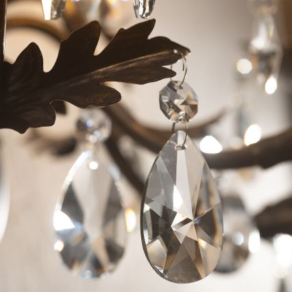 ONLI - Zidna svjetiljka TERESA 5xE14/6W/230V brončana