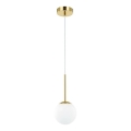 Open Design OR80087 - Kupaonski luster na sajli BAO 1xG9/8W/230V IP44 zlatna