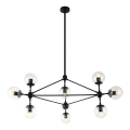 Open Design OR80094 - Luster na šipci BAO 10xE27/8W/230V, promjer 90 cm, u crnoj boji