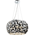 Open Design OR80162 - Luster na sajli CARERA 6xG9/7W/230V Ø 55 cm sjajni krom