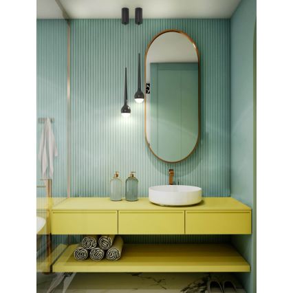 Open Design OR80247 - LED luster na sajli CAPPI LED/5W/230V crna