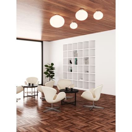 Open Design OR81169 - Stropna svjetiljka PALLA 1xE27/12W/230V Ø 40 cm sjajni krom