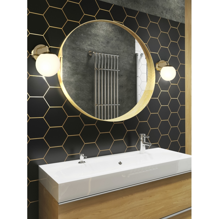 Open Design OR81398 - Kupaonska zidna svjetiljka BAO 1xG9/8W/230V IP44 zlatna