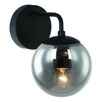 Open Design OR81411 - Zidna lampa BAO 1xE27/8W/230V crna/dimna siva