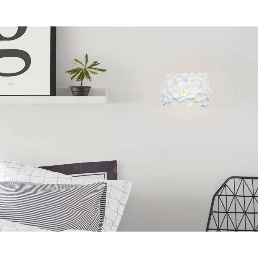 Open Design OR81466 - Zidna svjetiljka CARERA 1xG9/7W/230V bijela