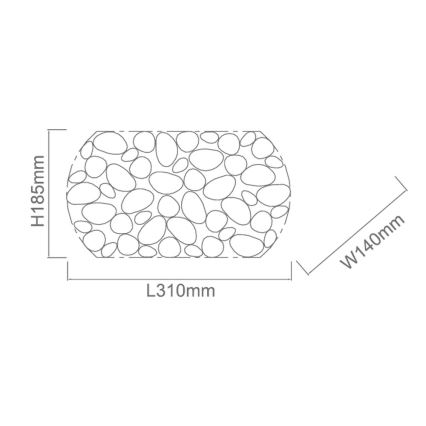 Open Design OR81466 - Zidna svjetiljka CARERA 1xG9/7W/230V bijela
