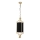 Open Design OR84108 - Luster na lancu LUNGA 1xE27/15W/230V zlatna/crna