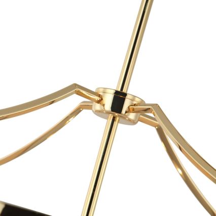 Open Design OR84146 - Luster na šipci STANZA, 4x E27/15W/230V, Ø 55 cm, zlatna/crna