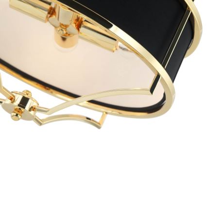 Open Design OR84153 - Luster na šipci STESSO 4xE27/15W/230V promjer 42 cm zlatna/crna