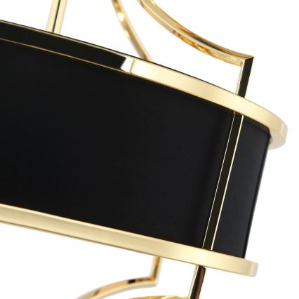 Open Design OR84153 - Luster na šipci STESSO 4xE27/15W/230V promjer 42 cm zlatna/crna