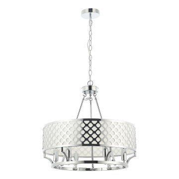 Open Design OR84375 - Luster na lancu VERNO 6xE14/12W/230V polirani krom