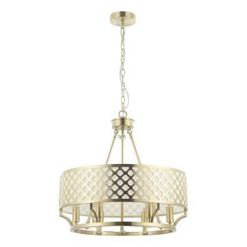 Open Design OR84382 - Luster na lancu VERNO 6xE14/12W/230V mesing