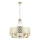 Open Design OR84382 - Luster na lancu VERNO 6xE14/12W/230V mesing