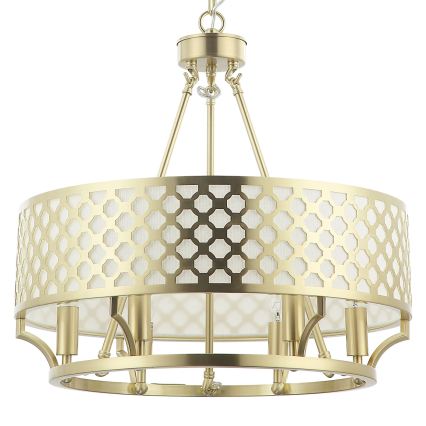Open Design OR84382 - Luster na lancu VERNO 6xE14/12W/230V mesing