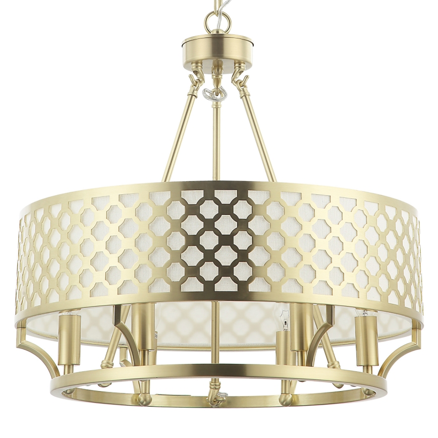 Open Design OR84382 - Luster na lancu VERNO 6xE14/12W/230V mesing