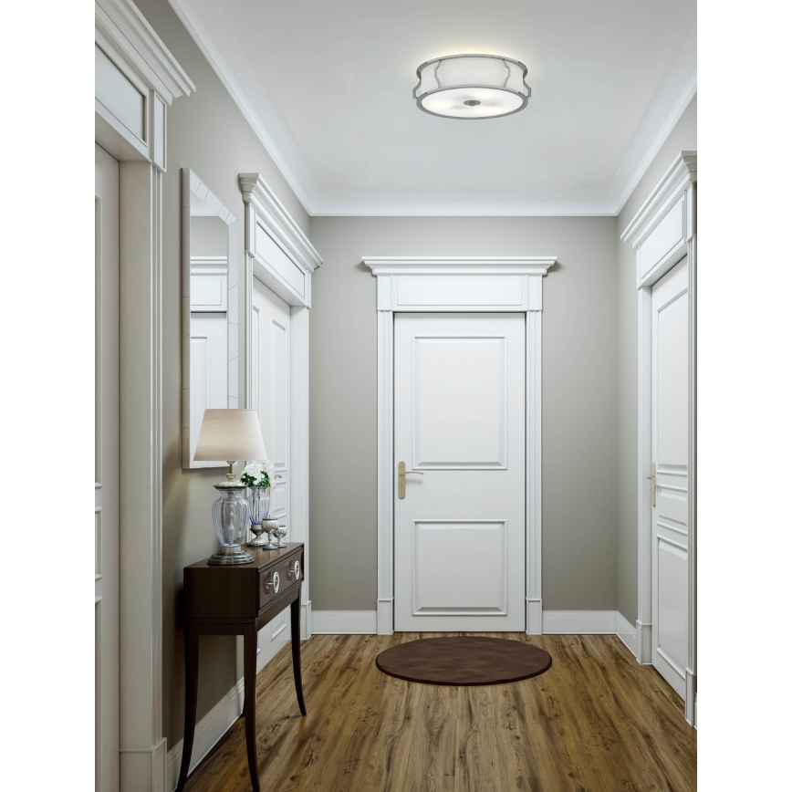 Open Design OR84399 - Stropna svjetiljka PIRELO 3xE14/12W/230V, promjer 45 cm, sjajni krom