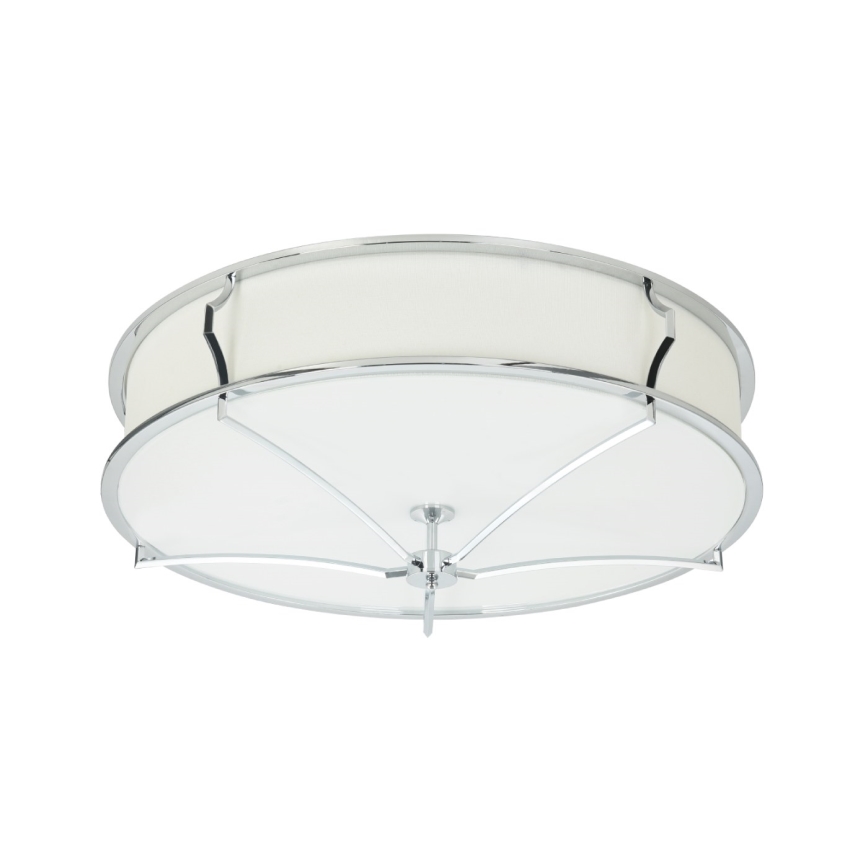 Open Design OR84412 - Stropno svjetlo STESSO 4xE27/12W/230V promjer 65 cm sjajni krom/bijela