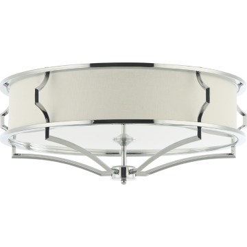 Open Design OR84412 - Stropno svjetlo STESSO 4xE27/12W/230V promjer 65 cm sjajni krom/bijela