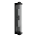 Open Design OR84498 - Kupaonska zidna svjetiljka FUMI 2xG9/8W/230V IP44 crna