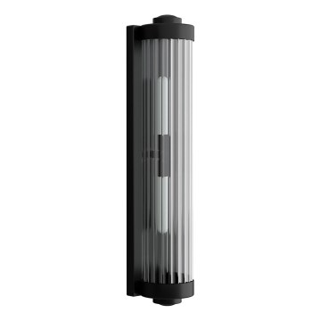 Open Design OR84498 - Kupaonska zidna svjetiljka FUMI 2xG9/8W/230V IP44 crna