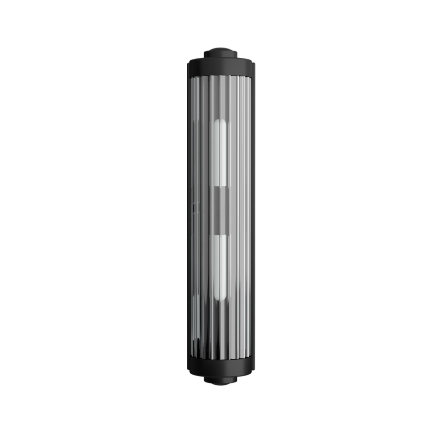 Open Design OR84498 - Kupaonska zidna svjetiljka FUMI 2xG9/8W/230V IP44 crna