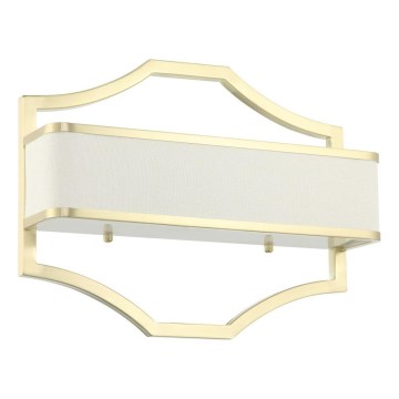 Open Design OR84511 - Zidna svjetiljka GERDO 2xE14/12W/230V mesing/bijela