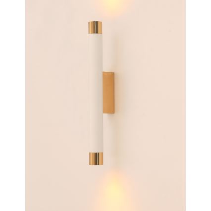Open Design OR84559 - Zidna svjetiljka Q 2xG9/3,5W/230V bijela/zlatna