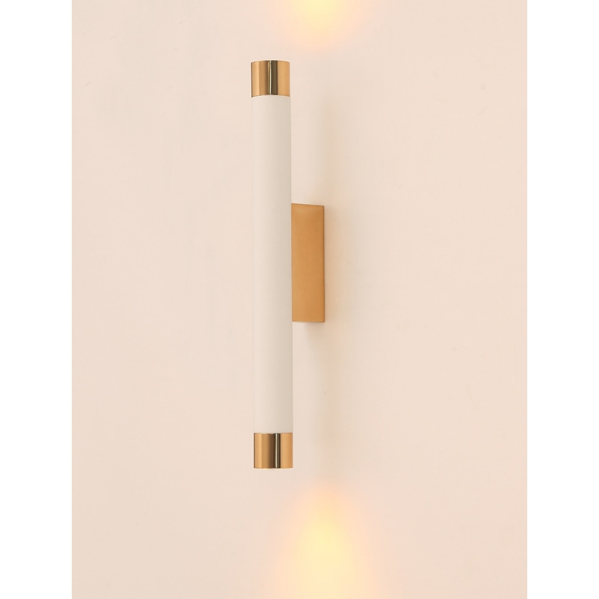 Open Design OR84559 - Zidna svjetiljka Q 2xG9/3,5W/230V bijela/zlatna