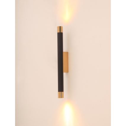 Open Design OR84573 - Zidno svjetlo Q 2xG9/3,5W/230V crno/zlatno