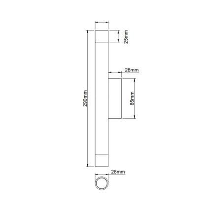 Open Design OR84573 - Zidno svjetlo Q 2xG9/3,5W/230V crno/zlatno