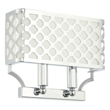 Open Design OR84597 - Zidna svjetiljka VERNO 2xE14/12W/230V sjajni krom