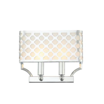 Open Design OR84597 - Zidna svjetiljka VERNO 2xE14/12W/230V sjajni krom